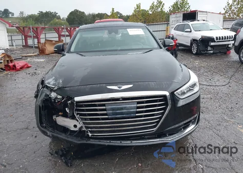 2018 Genesis G90 3.3T Premium z USA, uszkodzony, nr VIN KMHG34JA4JU043346